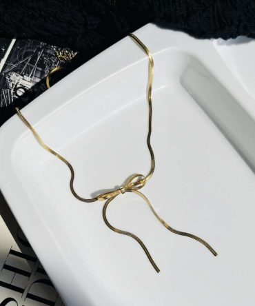 Bow Sleek Chain~ Anti Tarnish