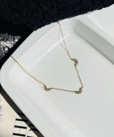 Trivia Diamond Necklace~ Anti Tarnish