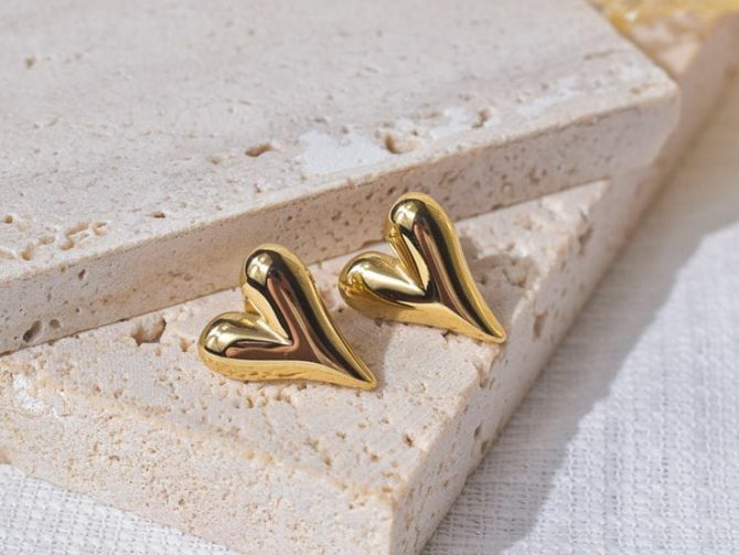 Pinterest Heart Earrings