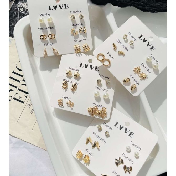 Everyday Studs Combo (₹11 Per Pair)