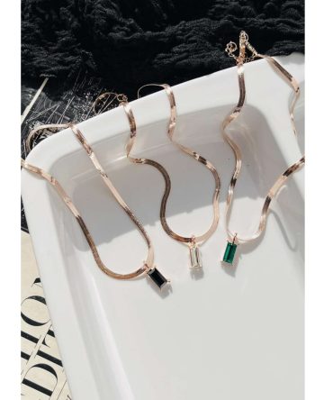 Tiffany Rosegold Snake Chain