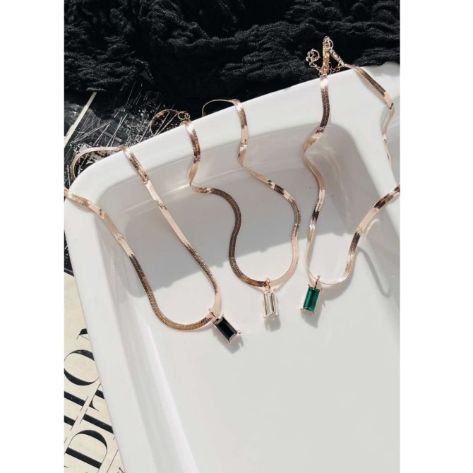 Tiffany Rosegold Snake Chain