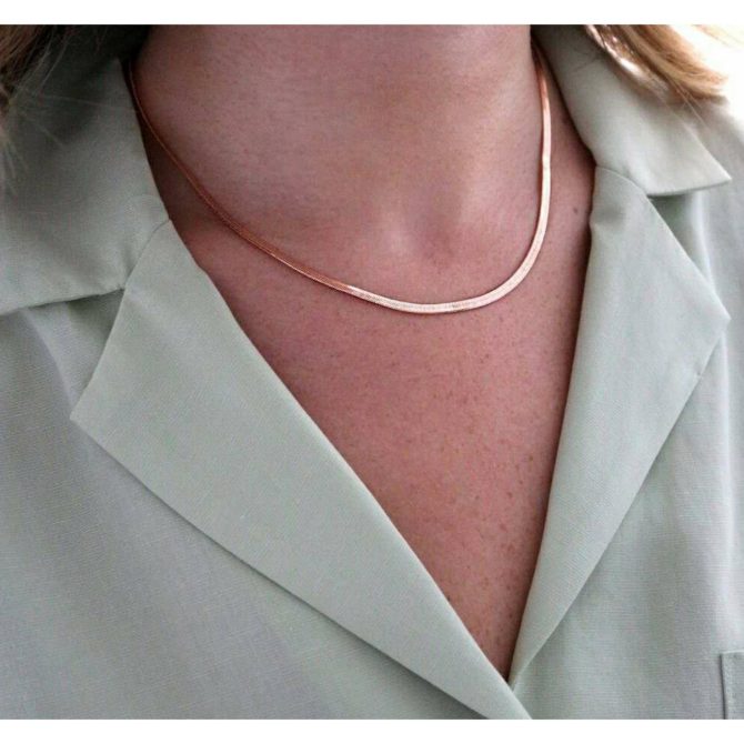 Rosegold Snake Chain