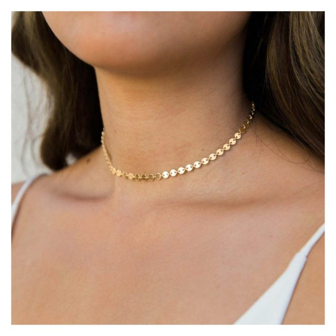 Coins Choker Chain
