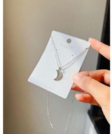 Silver Moon Necklace
