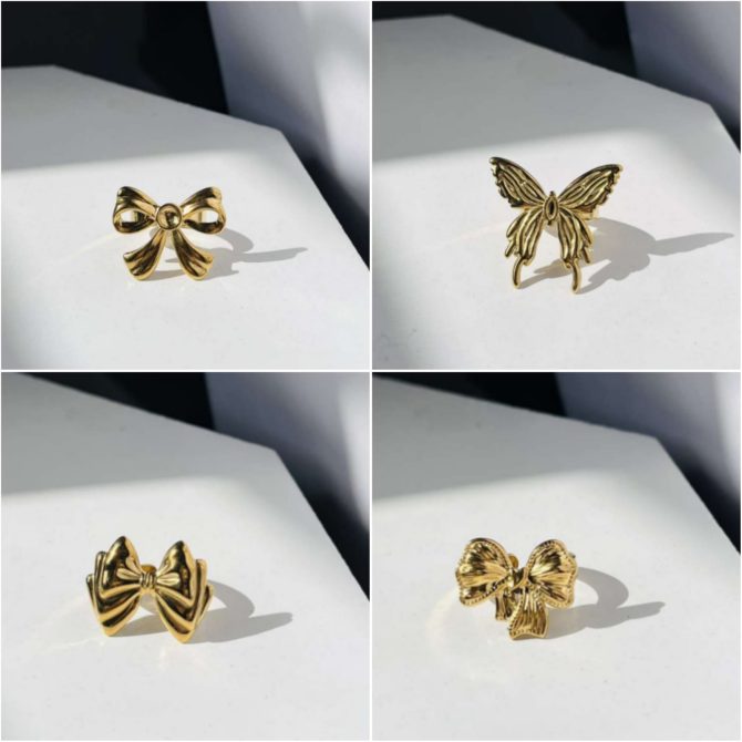 Divine Adjustable Rings (Anti Tarnish)