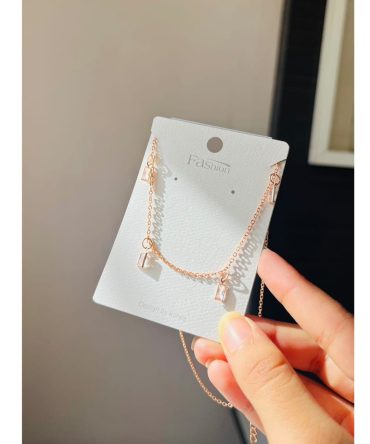 Multi Diamonds Necklace~ Square