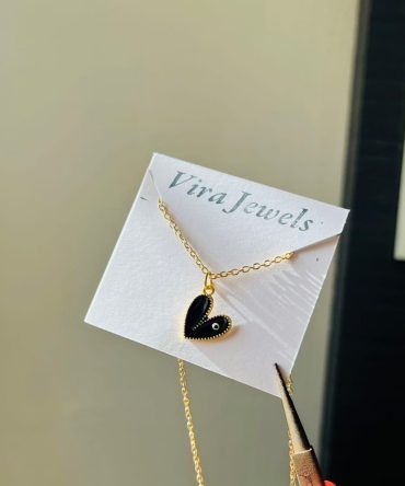 Heart Evil Eye Necklace