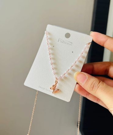 Pearl Butterfly Necklace