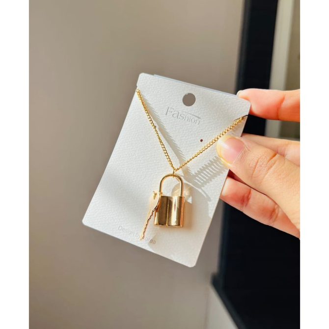 Key Lock Necklace