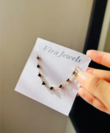 Black Hearts Necklace