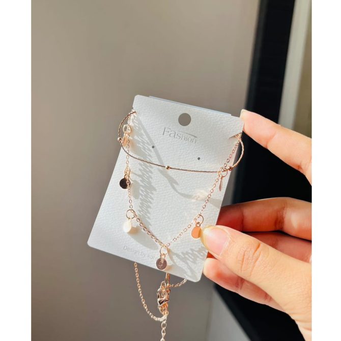 Two Layer Coins Necklace