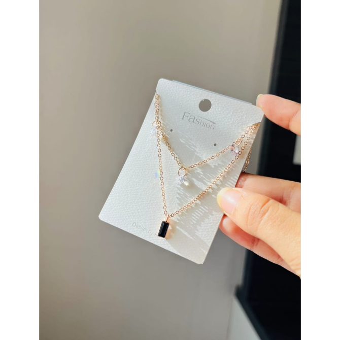 Two Layer Tiffany Diamonds Necklace