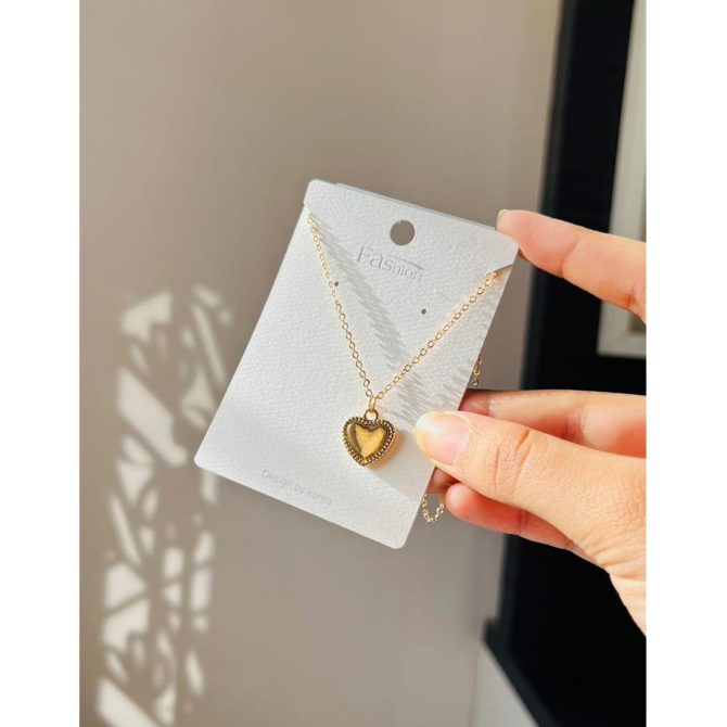 Yellow Heart Necklace