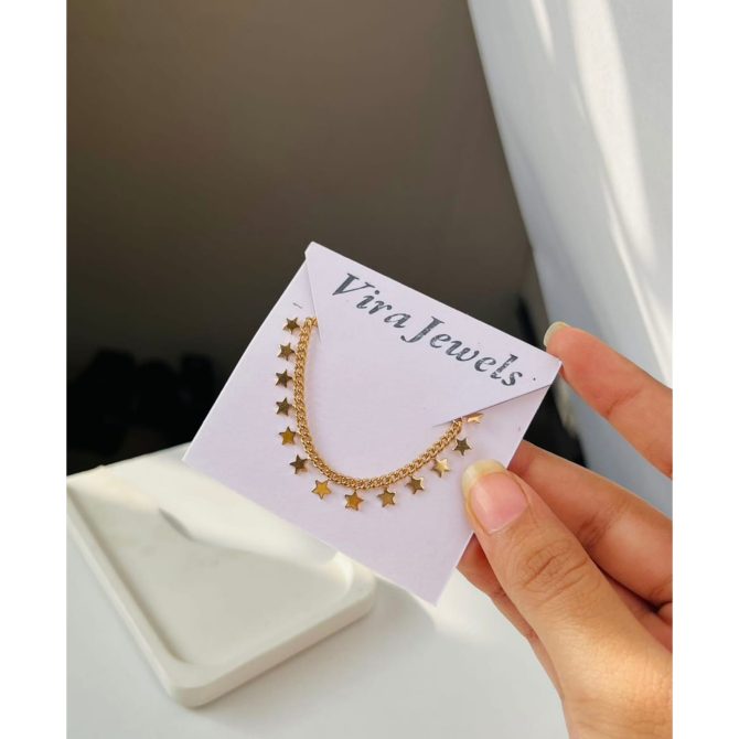 Cluster Stars Necklace