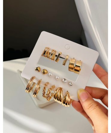 Evelyn Earrings Combo (₹20 Per Pair)