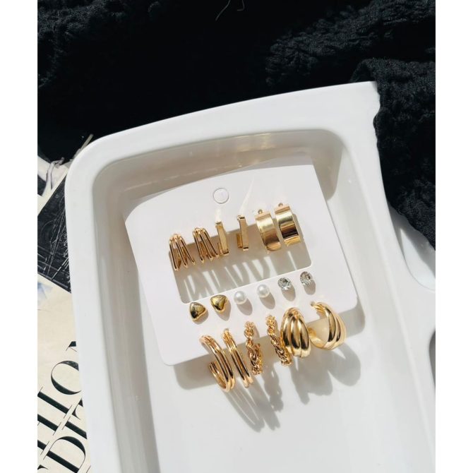 Evelyn Earrings Combo (₹20 Per Pair) - Image 2