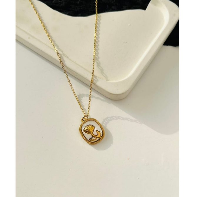 Golden Rosemary Necklace~ Anti Tarnish