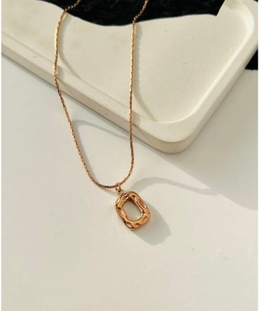 Dyna Textured Necklace~ Anti Tarnish