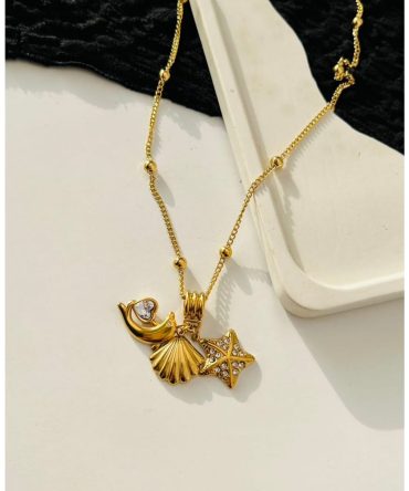 Beach Please Necklace~ Anti Tarnish