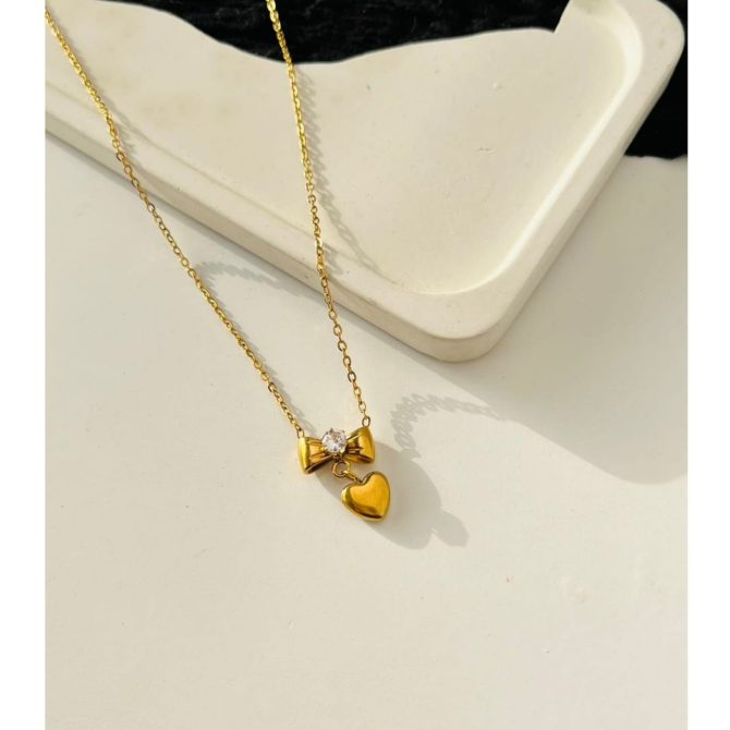 Minimalist Diamond Charm Necklace~ Anti Tarnish