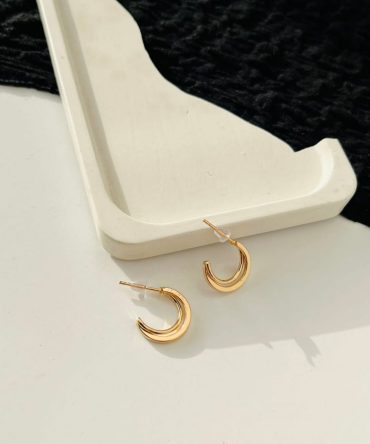 Golden Moon Earrings