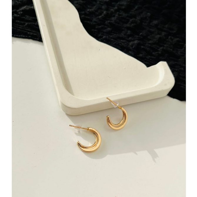 Golden Moon Earrings
