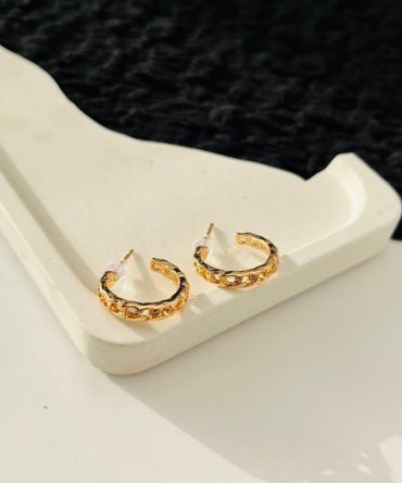 Chunky Chain Hoops