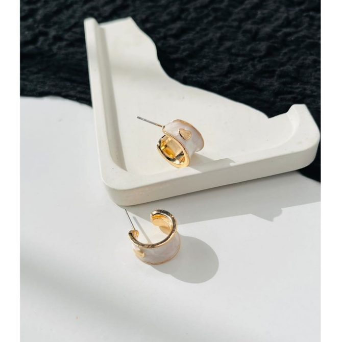 White Heart Hoops - Image 2