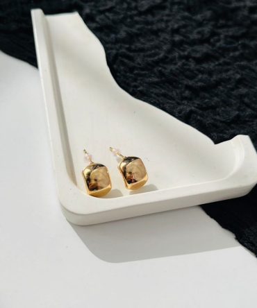 Thick Glossy Earrings