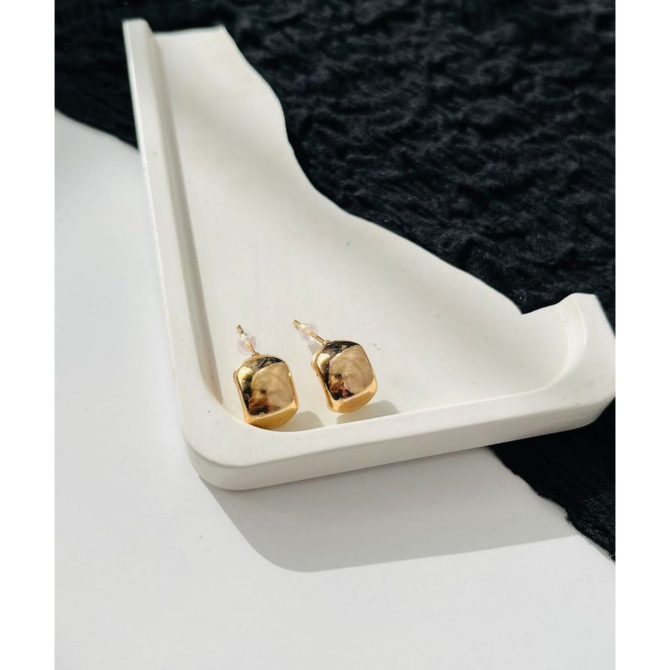 Thick Glossy Earrings