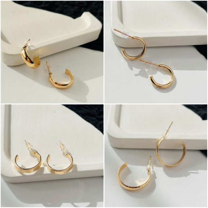 Glossy Minimal Hoops