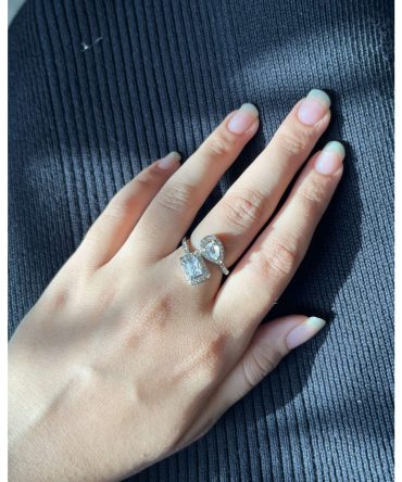 Silver Diamond Ring