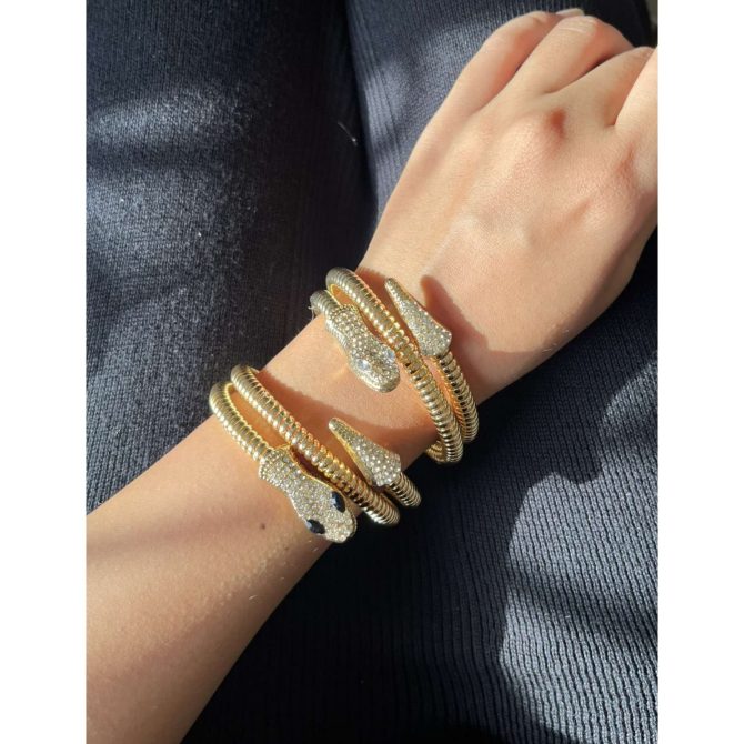 Snake Spiral Bangle - Image 2