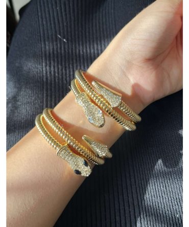 Snake Spiral Bangle