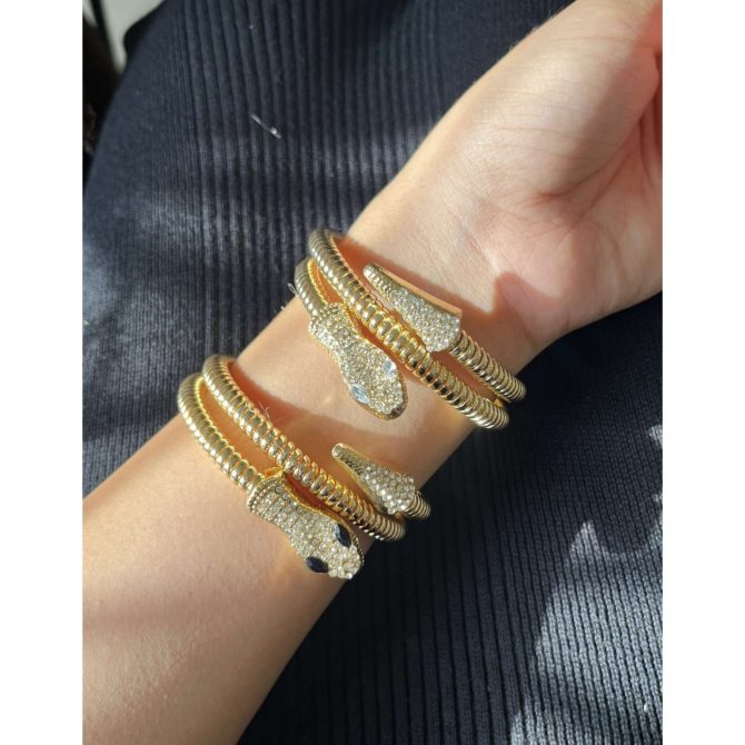 Snake Spiral Bangle