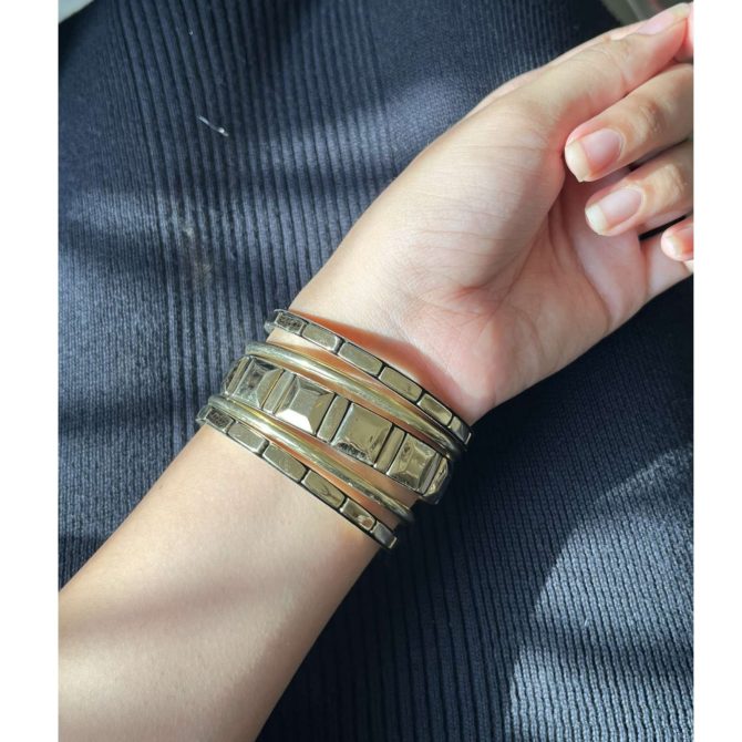 Golden Stack Bangles - Image 4