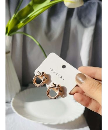 Circle Bow Earrings