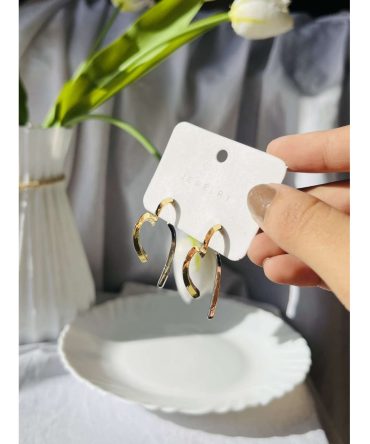 Two Way Hanging Heart Earrings