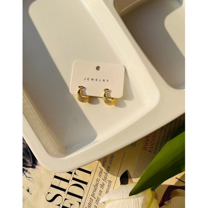 Snap Golden Hoops