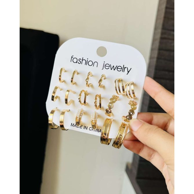 Skylar Earrings Combo (₹20 Per Pair)