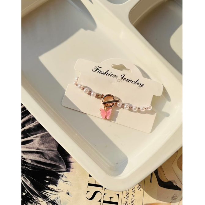 Butterfly Pearl Bracelet