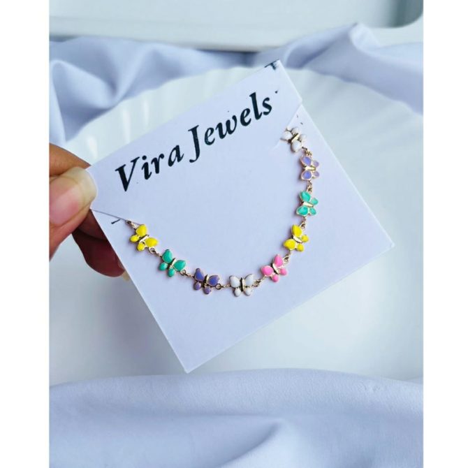 Pastel Butterfly Bracelet