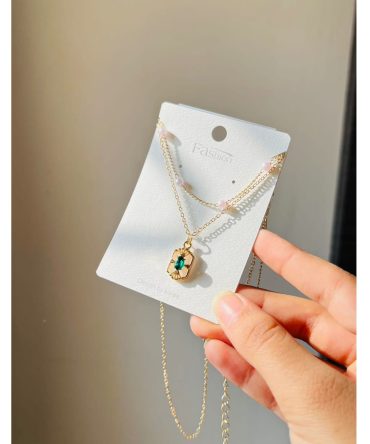 Two Layer Tiffany Pearl Necklace