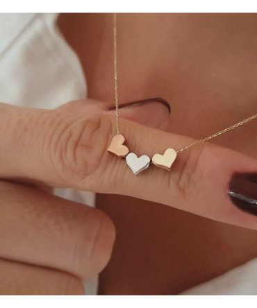 Trinity Hearts Necklace