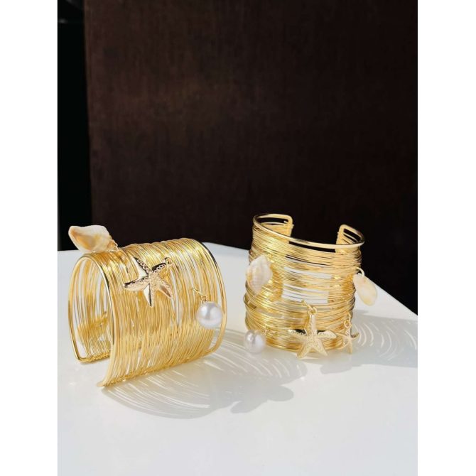 Seashells Cuff Bracelet