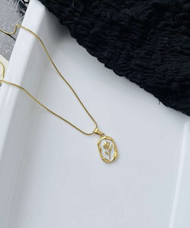 Golden Rosemary Necklace~ Anti Tarnish