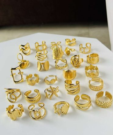 Divine Golden Rings~ Anti Tarnish