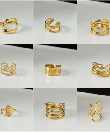 Pinteresty Golden Rings~ Anti Tarnish