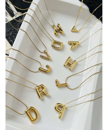 Initials Necklace~ Anti Tarnish